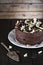 Luxury homemade chocolate cake