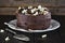 Luxury homemade chocolate cake