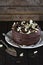 Luxury homemade chocolate cake