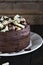 Luxury homemade chocolate cake