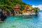 Luxury homes and spectacular beach near Portofino resort, Liguria, Italy