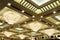 Luxury hotel conference room ceiling