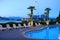 Luxury hotel, Lago Maggiore, Italy. Swimming pool