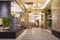 Luxury hotel lobby corridor hotel passageway