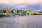 Luxury hotels at the waterfront of Lake Lucerne, Lucerne town, S