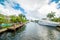 Luxury houses and yachts in Las Olas Isles in Fort Lauderdale