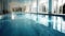 Luxury indoor pool. Generative Ai