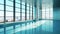 luxury indoor swimming pool ai generated