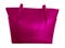 Luxury leather handbag - pink