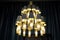 Luxury led lighting candle chandelier lamp