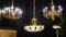 Luxury led lighting candle chandelier lamp