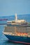 Luxury liner which is visible from Yokohama Sky Walk Queen Elizabeth