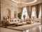 Luxury Living - Exquisite Interior Design of a Lavish Living Space - Generated using AI Technology