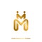 Luxury M Logo design