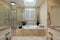 Luxury master bath with skylight