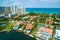 Luxury Miami homes aerial image