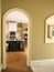 Luxury Model Home Kitchen Arch door