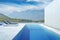 Luxury modern backyard with a swimming pool