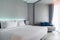 A luxury modern style bedroom : Hotel room Interio