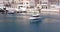 Luxury motorboat yacht in navigation