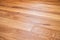 Luxury oak parquet flooring after applying of oil-based floor finis
