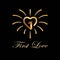 Luxury One Heart, First Love Logo Design