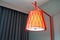 luxury orange lamp in the room, interior design