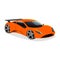 Luxury Orange Sports Car Illustration Design