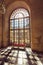 Luxury palace glass windows in Versailles palace, France