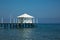 Luxury pavilion on a private pier