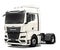 Luxury premium realistic truck modern white colour