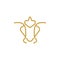 Luxury queen bee logo design