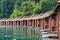 Luxury raft houses resort on Cheow Lan lake in Khao Sok National Park