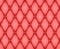 Luxury red leather texture. Genuine leather pattern. Rhombus geometric background. Vector EPS 10 illustration format