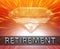 Luxury retirement investment concept