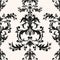 Luxury rococo repeating vector.