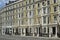 Luxury row of Stucco front houses in London