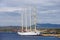 Luxury Sailfish Star Clipper in Navarino bay, Greece