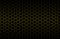 Luxury seamless geometric pattern. Grid hexagonal texture Dark vector background with golden honeycomb honey for design banner or