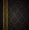 Luxury seamless gothic background.