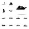 luxury, ship icon. water transportation icons universal set for web and mobile