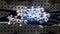Luxury silver crystal crowns headband.Rhinestone pearl headband.