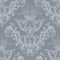 Luxury silver floral vintage wallpaper