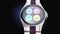 Luxury smart watch on darken background