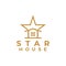 Luxury star house logo design