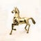 luxury statue of a horse stallion sculpted in gold