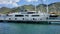 Luxury Superyacht Docked in a Marina in St. Maarten