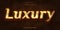 Luxury text effect, shiny gold alphabet style