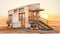 Luxury Tiny Home With Palladian Architecture And Sunrise Escalator