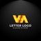 Luxury vector logotype. Double Letter v Logo. Logo for your Company  Business Card  Merchandise. Alphabet Logo  Symbol  Letter v
